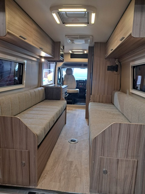 1 x Pair Of Lift Up Slide Out Bench Seat Bed for Relay Boxer Ducato