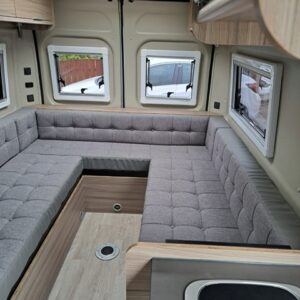 U-Shape Lounge Set Lift Up Slide Out for Sprinter Crafter