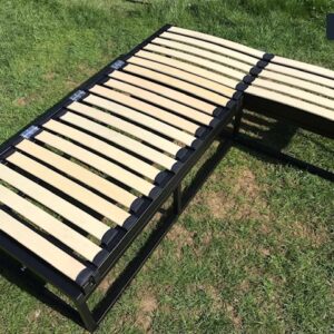 L-Shaped Sofa Bed Lift Up Slide Out Storage
