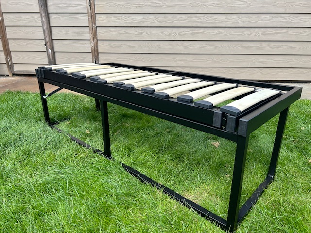 Mid Van Lift Up Slide Out Storage Bed With Continuous Rear Outrigger Various Lengths